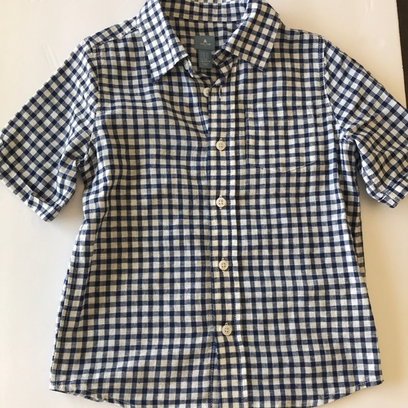 BABY GAP BOYS GINGHAM SHIRT - Picture 1 of 3